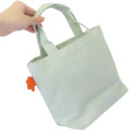 Japan Moomin Mini Tote Bag - Little My & Moomintroll : Flower - 2
