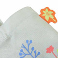 Japan Moomin Mini Tote Bag - Little My & Moomintroll : Flower - 4