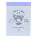 Japan Sanrio Mini Notepad - Kuromi : Idol - 1