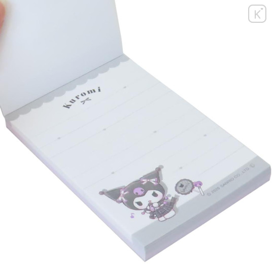 Japan Sanrio Mini Notepad - Kuromi : Idol - 2