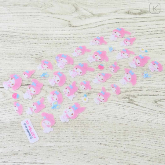 Japan Sanrio Fluffy Felt Sticker - My Melody - 2