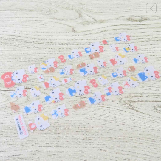 Japan Sanrio Fluffy Felt Sticker - Hello Kitty & Hello Mimmy & Tiny Chum - 2