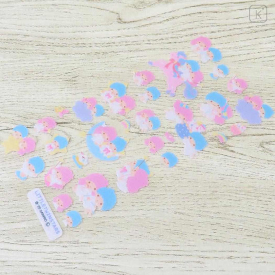Japan Sanrio Fluffy Felt Sticker - Little Twin Stars - 2