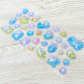 Japan Water Puffy Sticker Glow Pebble Aquarium Sticker - Pukupuku Awawa-chan : Heisei Retro - 2