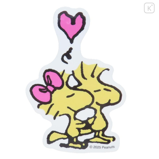 Japan Peanuts Vinyl Sticker - Woodstock : Love - 1
