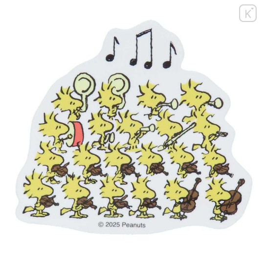 Japan Peanuts Vinyl Sticker - Woodstock : Singing Choir - 1
