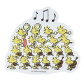 Japan Peanuts Vinyl Sticker - Woodstock : Singing Choir - 1