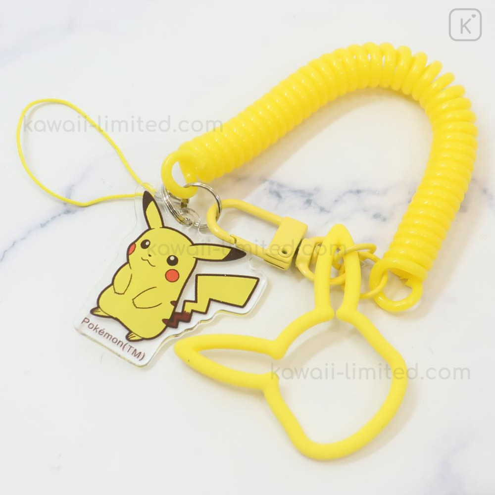 Japan Pokemon Multi-coil Spring Smartphone Strap - Pikachu