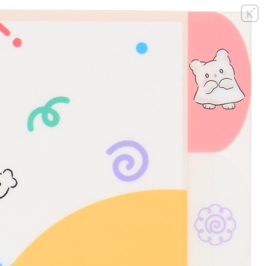 Japan Sanrio 5 Pockets A4 Clear File - Hanamaruobake : Writing - 5