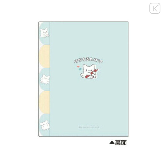 Japan Sanrio 5 Pockets A4 Clear File - Hanamaruobake : Gingham - 2