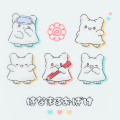 Japan Sanrio 5 Pockets A4 Clear File - Hanamaruobake : Gingham - 3