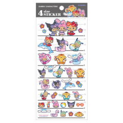 Japan Sanrio 4 Size Sticker - Characters : Tan Swimsuit Party