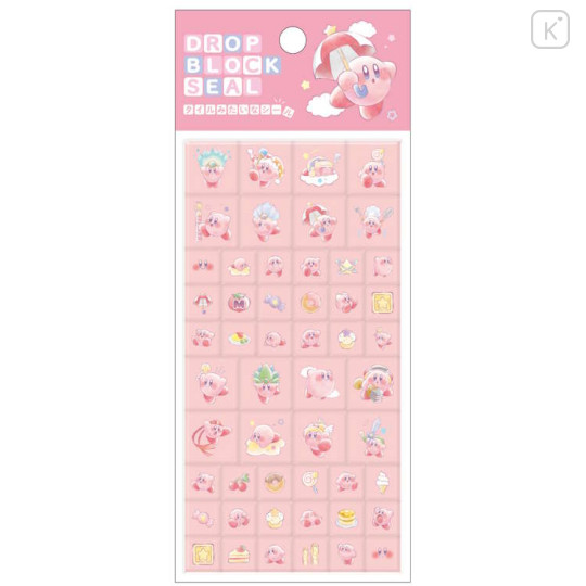 Japan Kirby Tile Sticker - Kirby : Drop Block Seal Copy Ability - 1