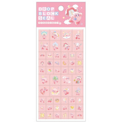 Japan Kirby Tile Sticker - Kirby : Drop Block Seal Copy Ability