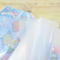 Japan Sanrio 6+1 Pockets A4 Clear File Holder - Characters : Tan Swimsuit Party - 3