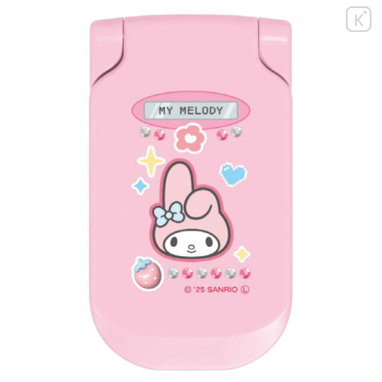 Japan Sanrio Mirror & Comb - My Melody : Flip Phone Style - 1