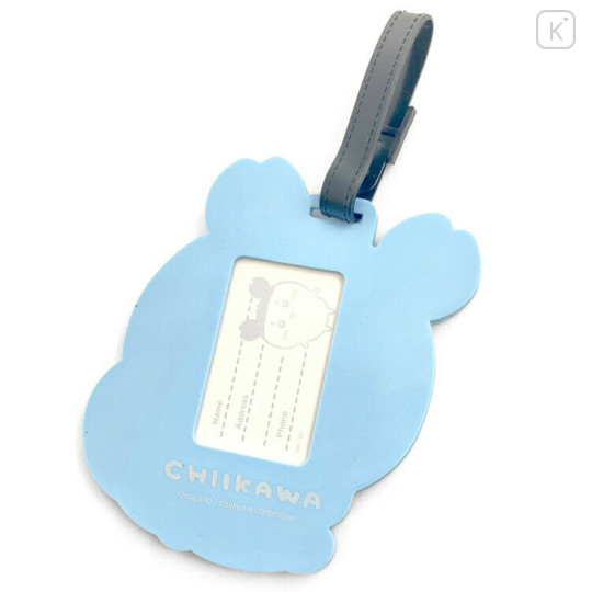 Japan Chiikawa Luggage Tag - Furuhonya Kani-chan : Happy Travel - 2