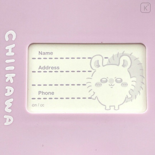 Japan Chiikawa Luggage Tag - Momonga : Happy Travel - 3