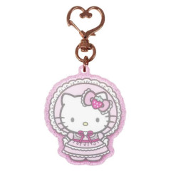 Japan Sanrio Glitter Acrylic Keychain - Hello Kitty : Lolita Pink