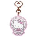 Japan Sanrio Glitter Acrylic Keychain - Hello Kitty : Lolita Pink - 1
