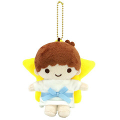 Japan Sanrio Mascot Holder - Little Twin Stars : Kiki Collection 70s Angel Retro