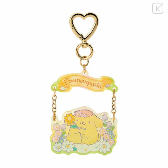 Japan Sanrio Original Acrylic Keychain - Pompompurin : Everyone is the Star - 1