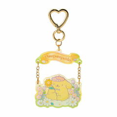 Japan Sanrio Original Acrylic Keychain - Pompompurin : Everyone is the Star