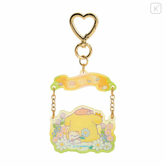 Japan Sanrio Original Acrylic Keychain - Pompompurin : Everyone is the Star - 2