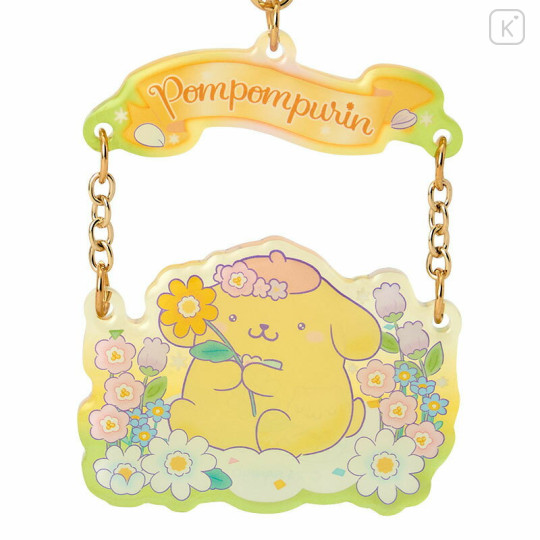 Japan Sanrio Original Acrylic Keychain - Pompompurin : Everyone is the Star - 3
