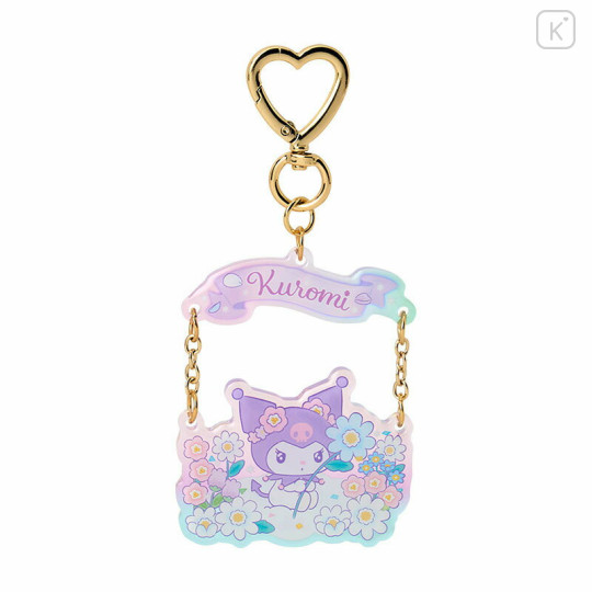 Japan Sanrio Original Acrylic Keychain - Kuromi : Everyone is the Star - 1