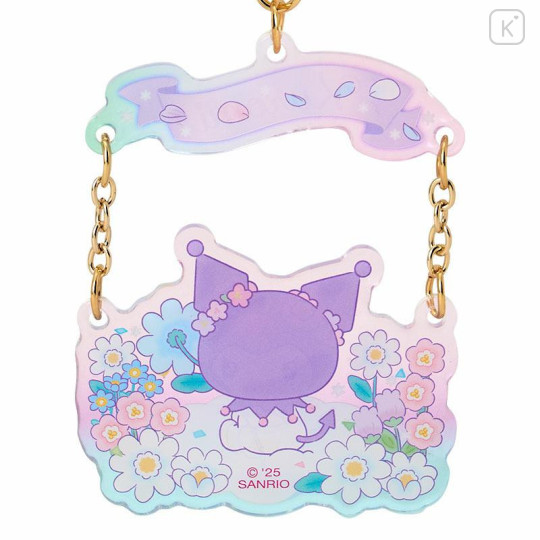 Japan Sanrio Original Acrylic Keychain - Kuromi : Everyone is the Star - 4