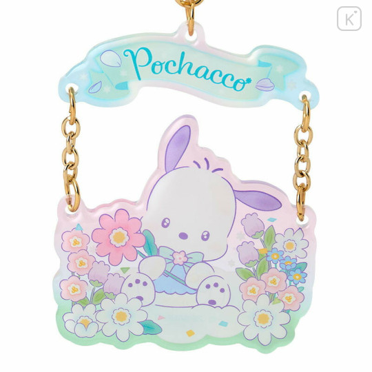 Japan Sanrio Original Acrylic Keychain - Pochacco : Everyone is the Star - 3