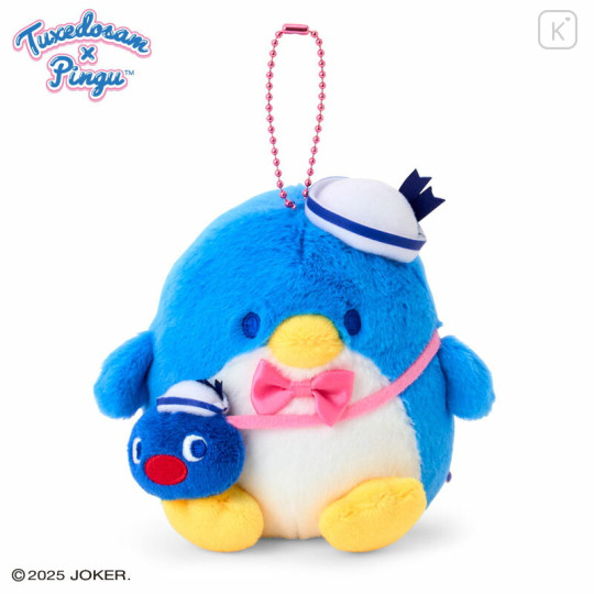Japan Pingu × Sanrio Mascot Holder - Tuxedosam : 45th Anniversary - 1