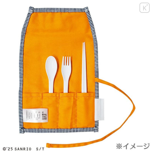 Japan Sanrio Cutlery Case - I.Cinnamoroll : Orange - 4