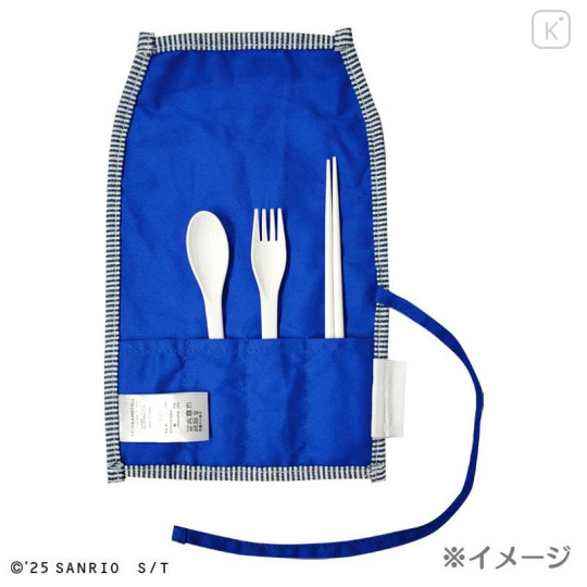 Japan Sanrio Cutlery Case - I.Cinnamoroll : Blue - 4