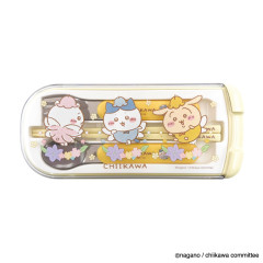 Japan Chiikawa Bento Lunch Trio Cutlery Set - Chiikawa & Hachiware & Usagi : Fairy