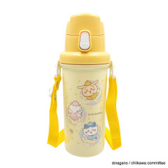 Japan Chiikawa One Push Water Bottle with Strap - Chiikawa & Hachiware & Usagi : Fairy