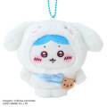 [Pre-order] Japan Chiikawa × Sanrio Mascot Holder - Cinnamoroll & Hachiware - 2