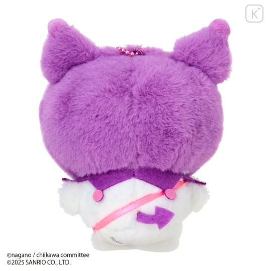 [Pre-order] Japan Chiikawa × Sanrio Mascot Holder - Kuromi & Momonga - 3
