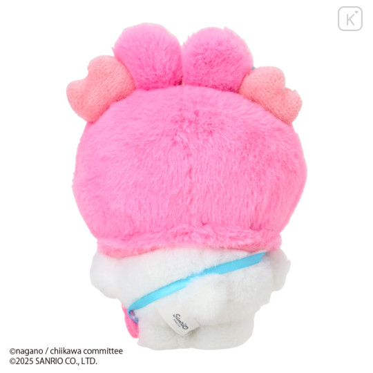 [Pre-order] Japan Chiikawa × Sanrio Mascot Holder - Furuhonya Kani-chan & My Melody - 3