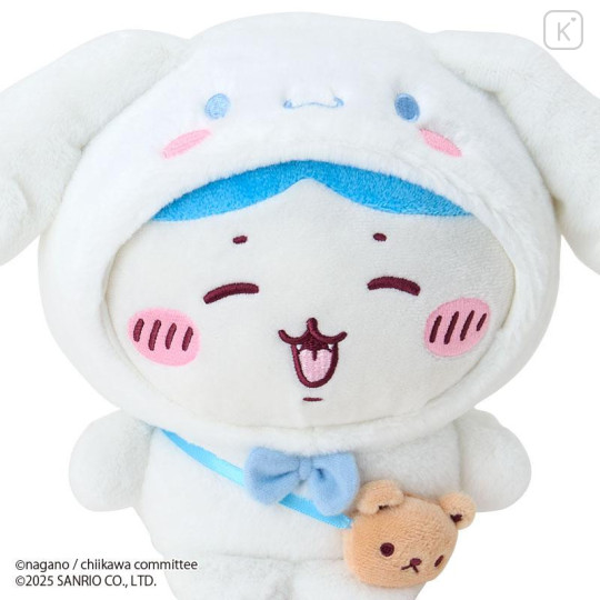 Japan Chiikawa × Sanrio Plush Toy - Cinnamoroll & Hachiware - 4