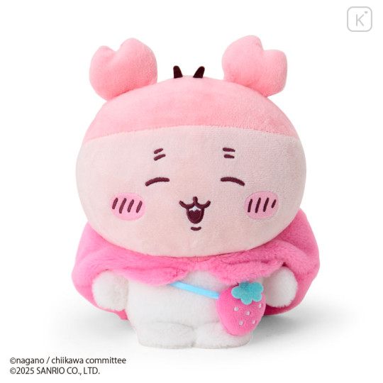[Pre-order] Japan Chiikawa × Sanrio Plush Toy - Furuhonya Kani-chan & My Melody - 3
