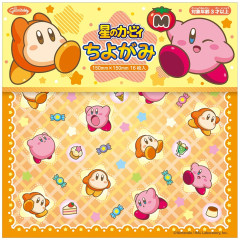 Japan Kirby Origami Paper - Kirby & Waddle Dee : Star Orange