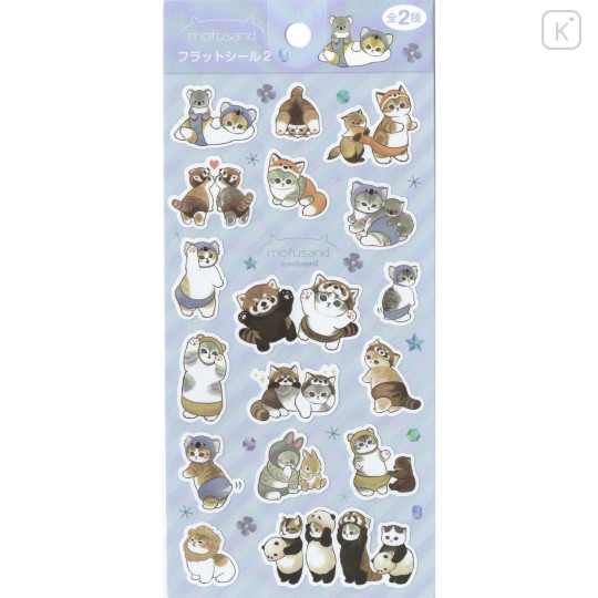 Japan Mofusand Seal Sticker - Cat : Forest Animal - 1