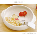 Japan Disney Porcelain Baby Scooping Bowl - Pooh : Relax - 2