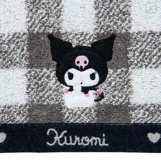 Japan Sanrio Original Imabari Face Towel - Kuromi - 2