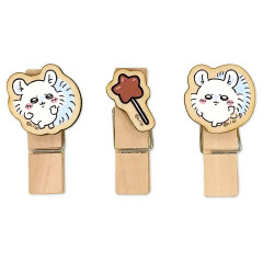 Japan Chiikawa Wooden Clip Set - Momonga