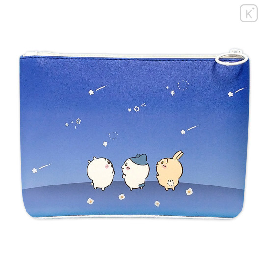 Japan Chiikawa Flat Pouch - Chiikawa & Hachiware & Usagi : Shooting Star - 4