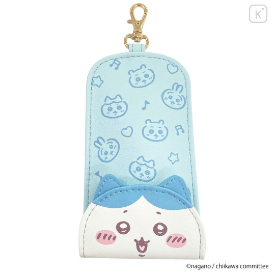 Japan Chiikawa Key Case with Reel - Hachiware - 1