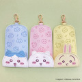 Japan Chiikawa Key Case with Reel - Hachiware - 2